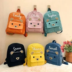 Mochila bordada para niños pequeños, mochila personalizada para niños, regalo escolar personalizado para niños