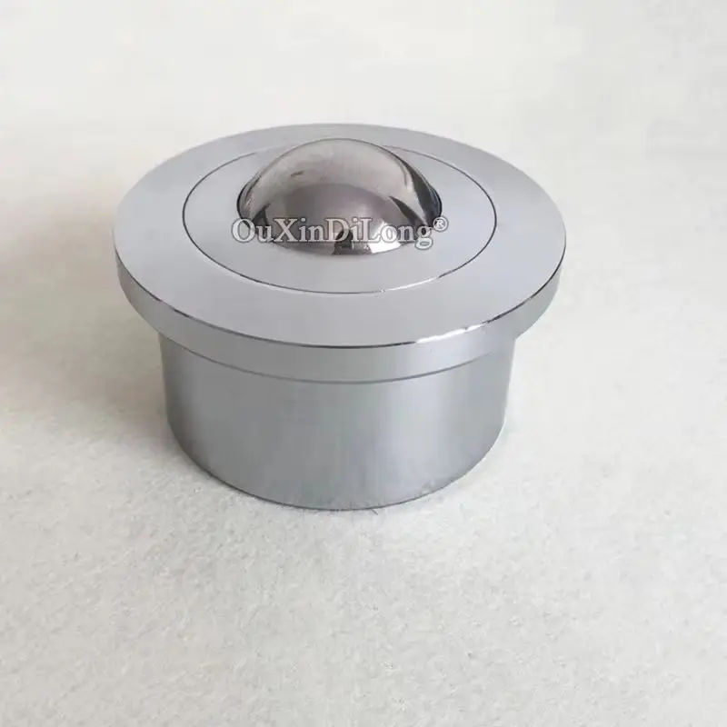 Stock 4PCS 304 Stainless Steel/Bearing Steel/Nylon Ball Transfer Units Ball Bearing Conveyor Rollers Universal Bulls Eye Wheels