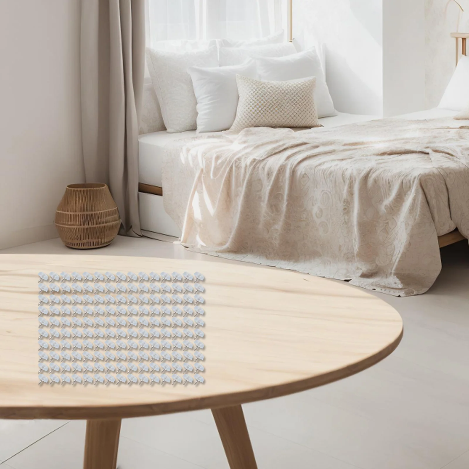 Home Improvement 1.6 X 1.5 X 0.7 Cm Stainless Steel Screws Home Organizer Easy Installation Scratch Protection Stable Design