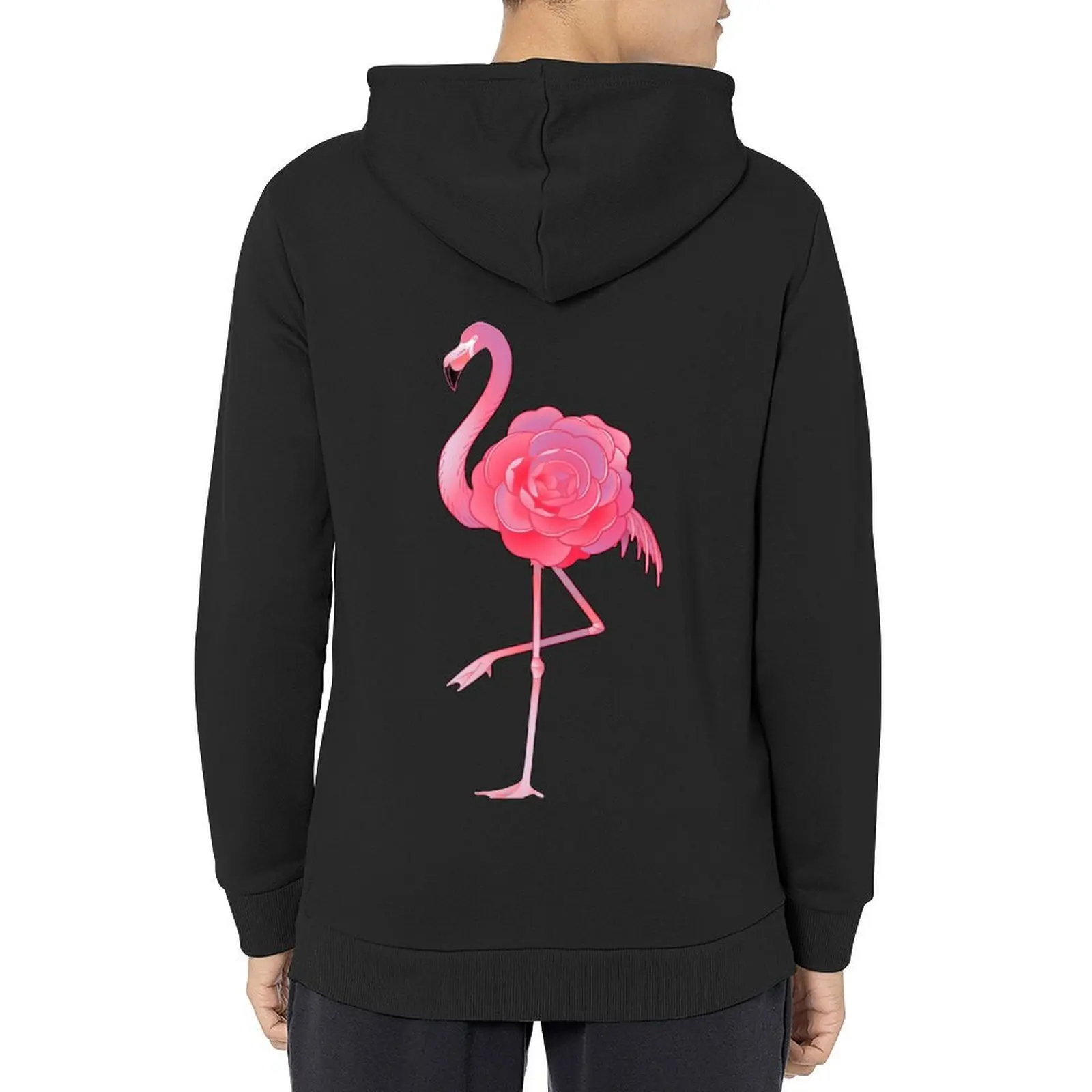 

Cute graphic flamingo Hoodie anime clothes men's sweat-shirt male clothes men's clothes oversized hoodie