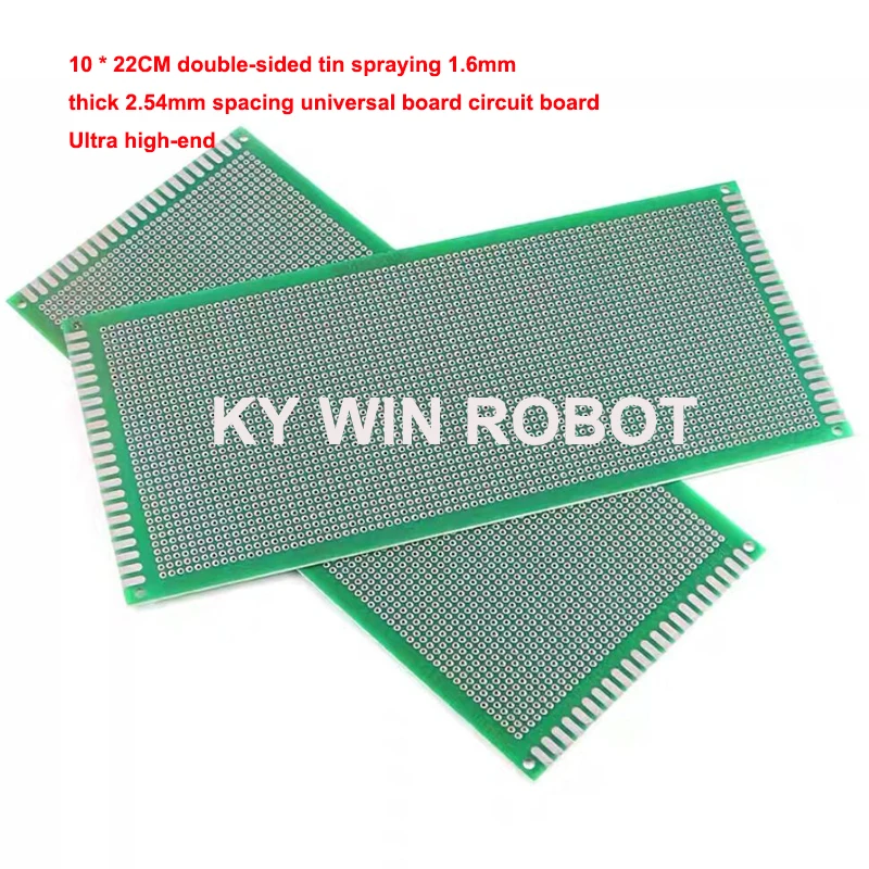 1pcs 10x22cm 100x220 mm Double Side Prototype PCB Universal Printed Circuit Board Protoboard For Arduino