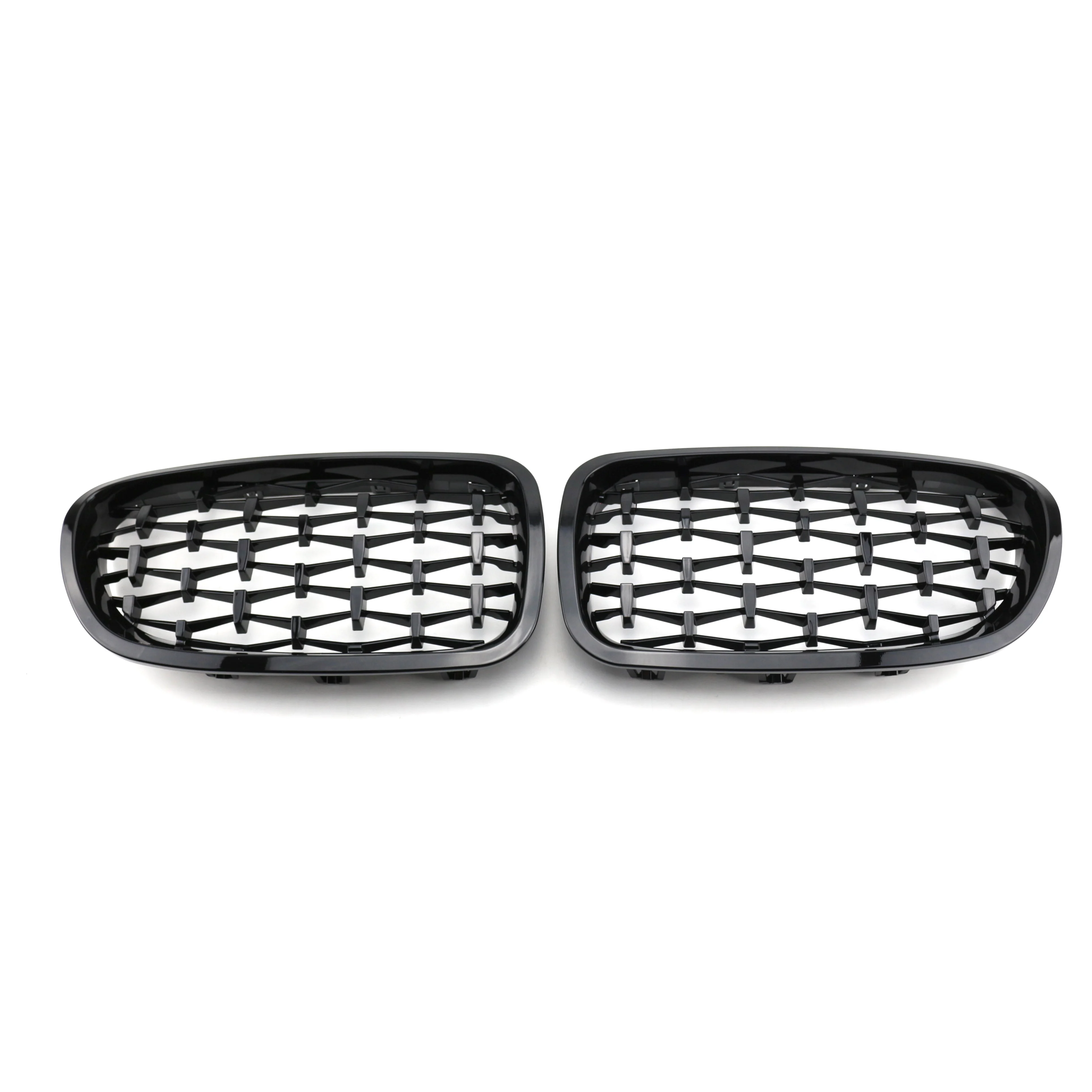 

Automotive Parts Front Grill Glossy Black Front Diamond Grille Grill for Bmw 5 Series F10 2010-2017