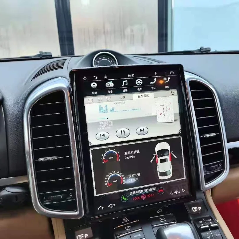 Bosstar schermo verticale 10.4 pollici Android Autoradio per Porsche Cayenne navigazione GPS Carplay Autoradio