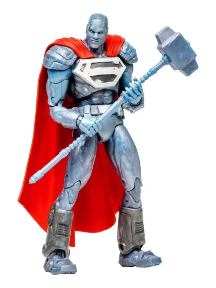 McFarlane Steel Superman DC Genuine 7-inch McFarland Movable Figurine Model Toy Gift Movie Anime Game Collection Multiverse