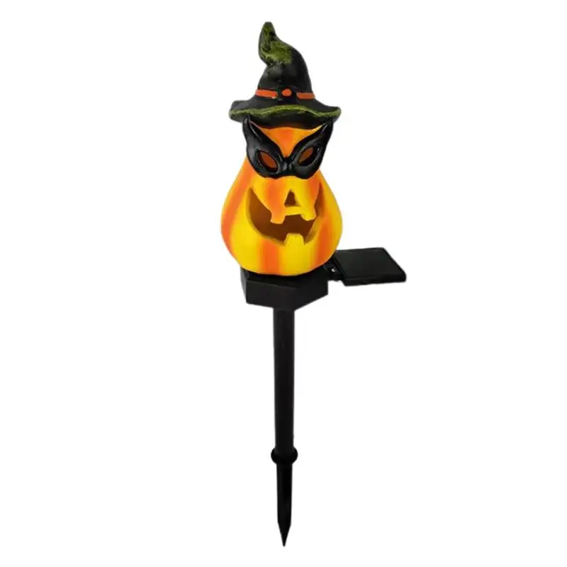 

Solar Powered Pumpkin Lights Halloween Outdoor Solar Light Decorations Festive Solar Powered Pumpkin Decor Sturdy Solar Path