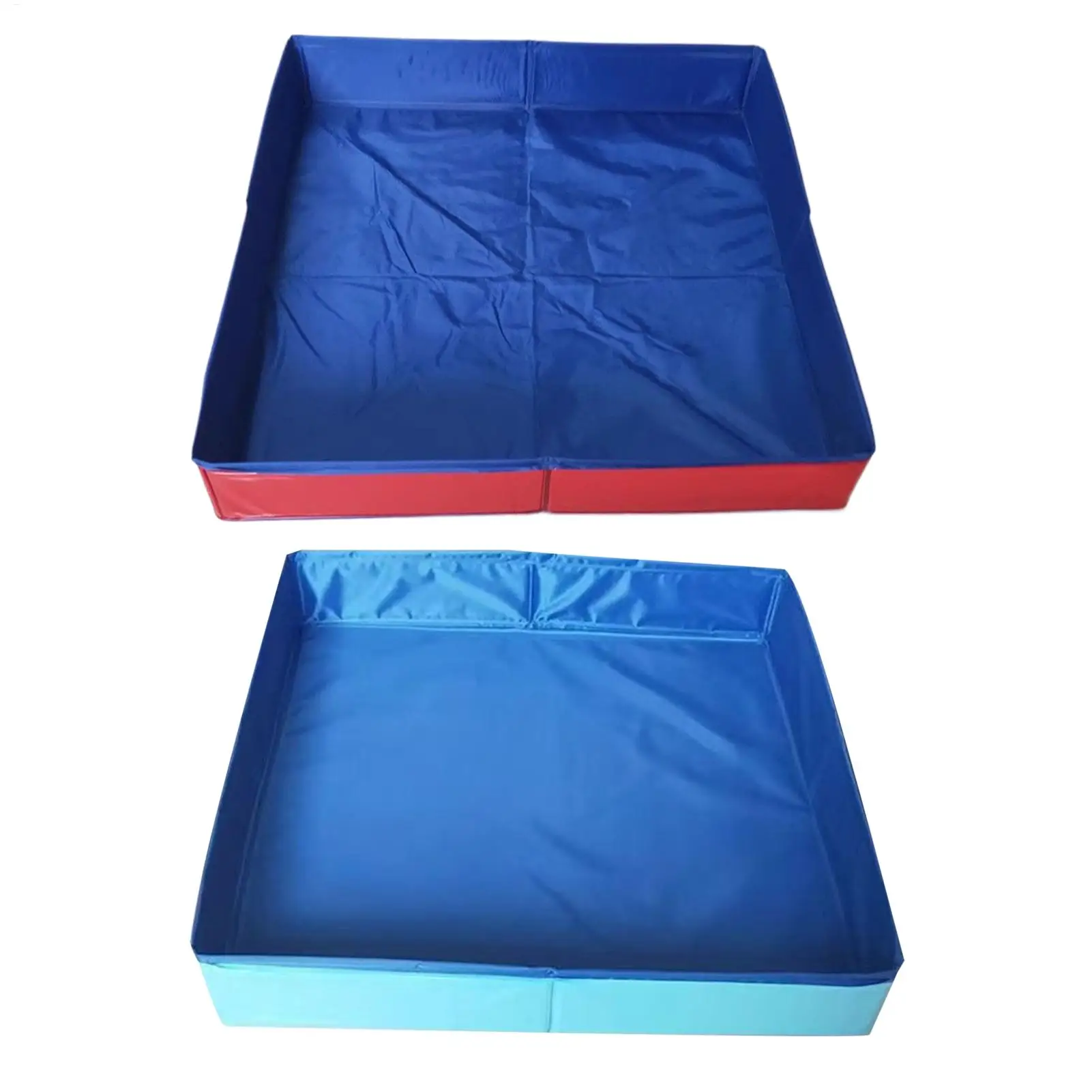 Piscina para remar de perros, 50x50x10cm, bañera plegable de PVC para mascotas pequeñas, lavabo de limpieza fresco de verano para cachorros, gatos, patos, loros, suministros para mascotas