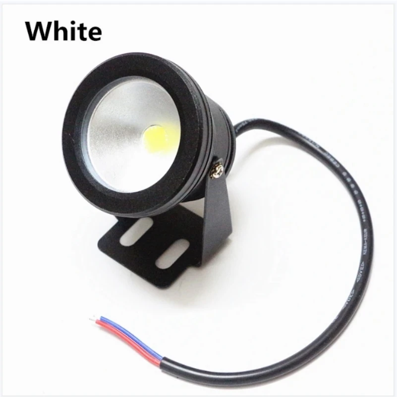 Waterproof IP65 LED Underwater Spot Light For Swimming Pool Fountains Pond Water Garden Aquarium 900~1000LM 180 Degree Direction