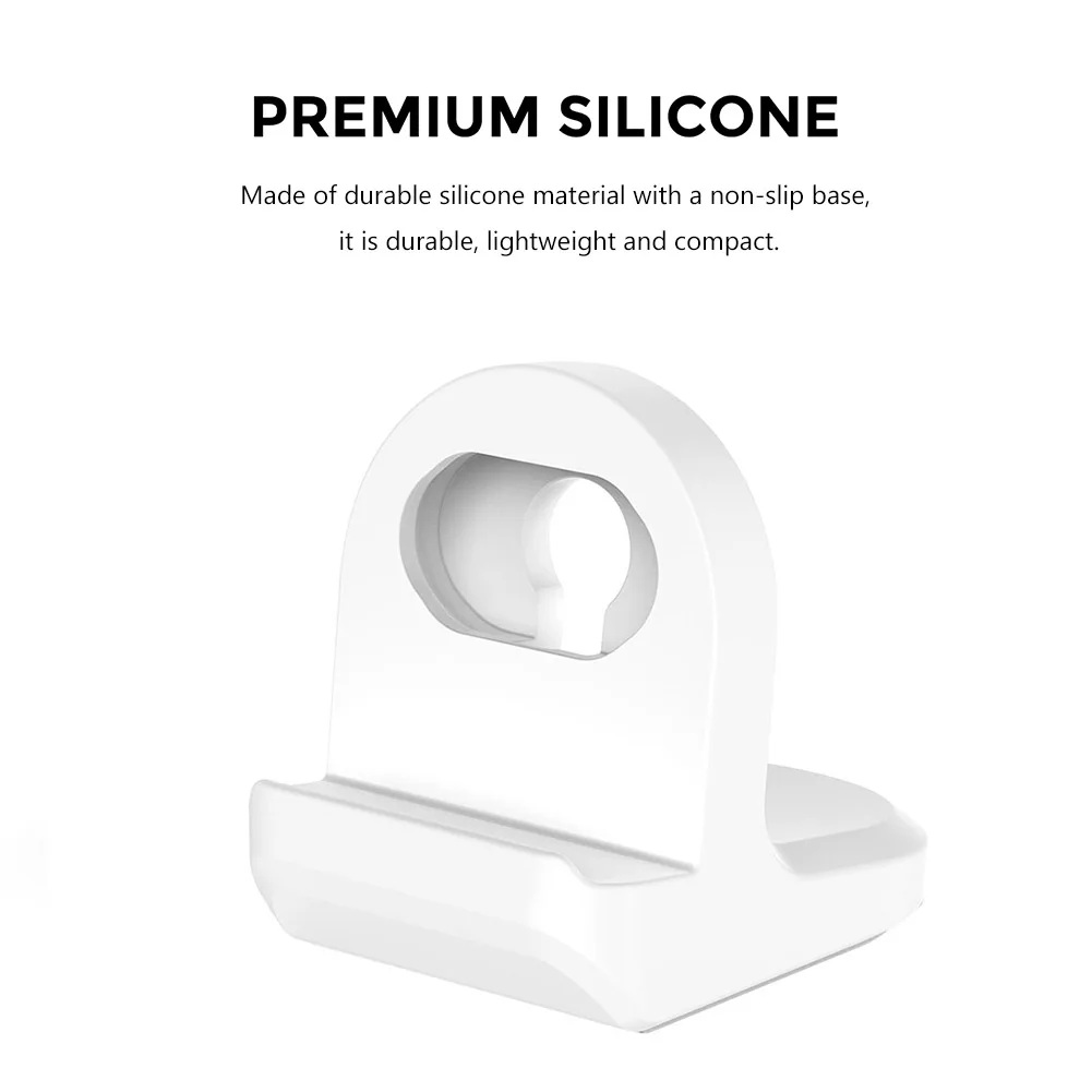 

Silicone Charger Base Stand Replacements Universal Charger Holder Cradle NO Charging Cable Charger Cradle for Amazfit GTS 4 Mini