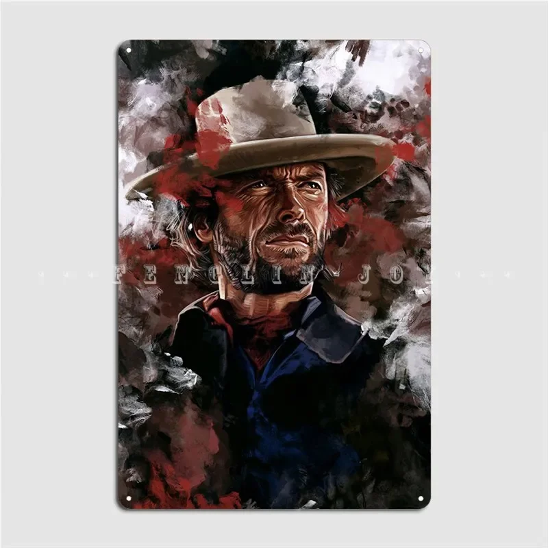 The Outlaw Josey Wales Metal Sign Wall Pub Kitchen Retro Wall Decor Tin Sign Poster