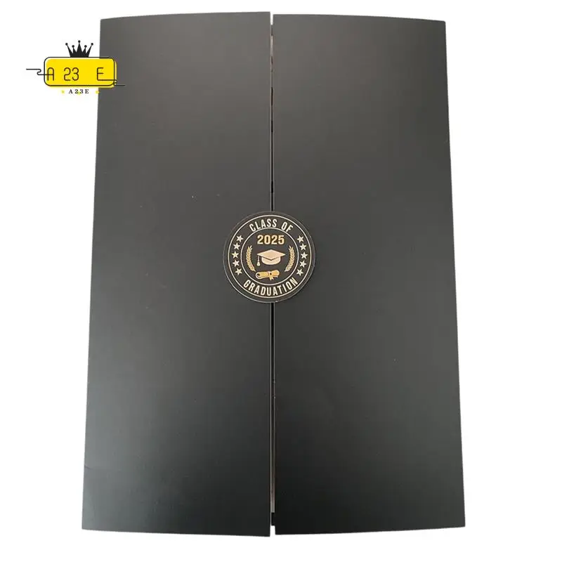 

A23E-2025 Graduation Guest Book Alternative, Black Class Of 2025 Graduation Party Decorations, Graduation Signature