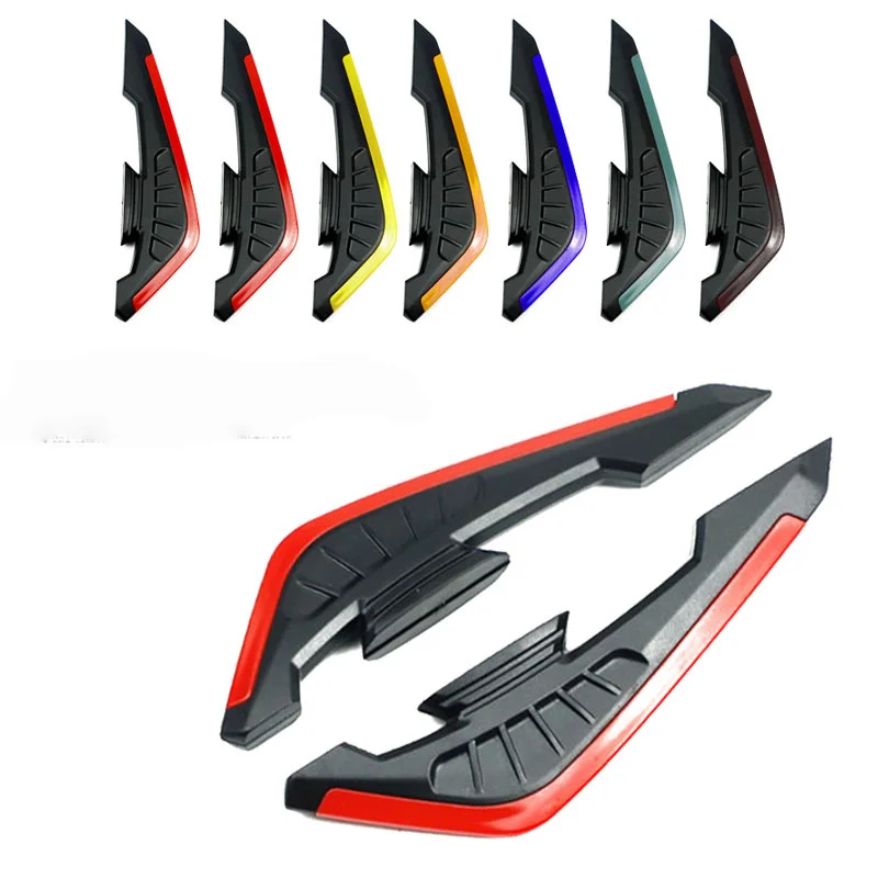 Hoja de viento decorativa para motocicleta, imitación de carreras, ala de viento fija, coche deportivo, hoja de viento, scooter, coche eléctrico, decorativo, anti-scr