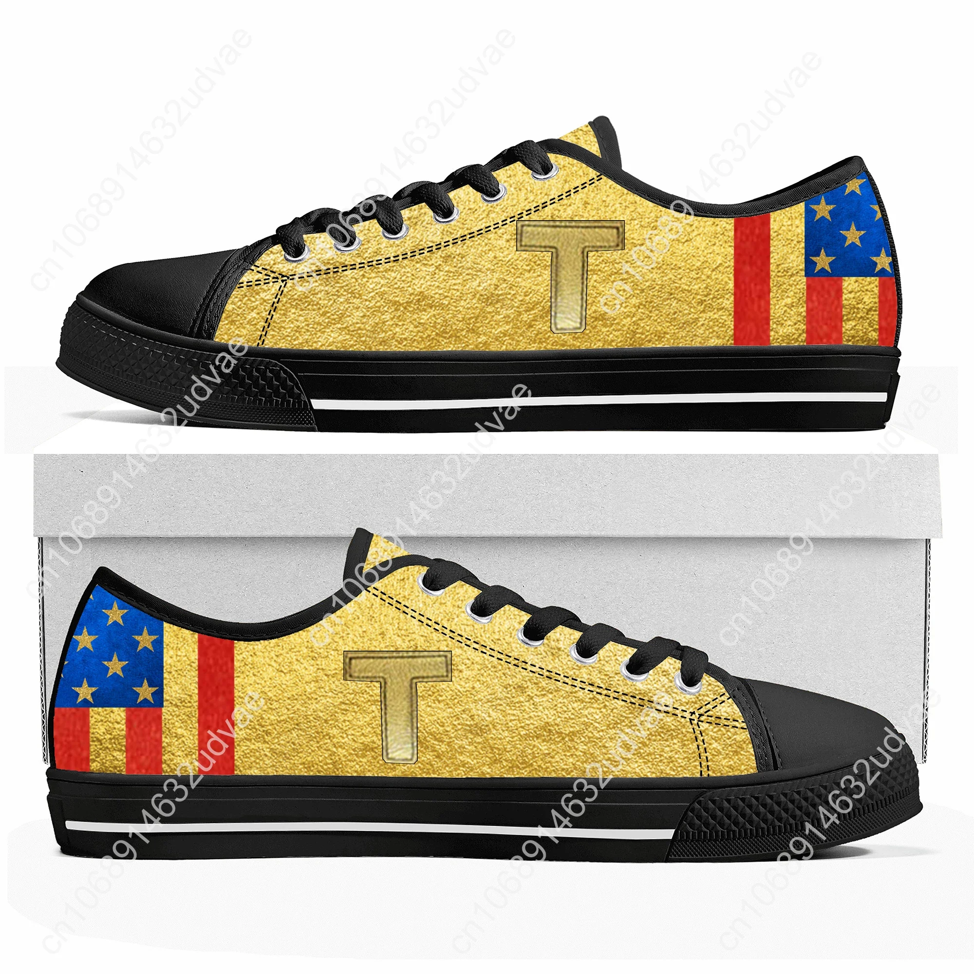 

Trump 2024 Low Top Sneakers Never Surrender Mens Womens Teenager Canvas Sneaker Casual Couple Shoes Custom Shoe