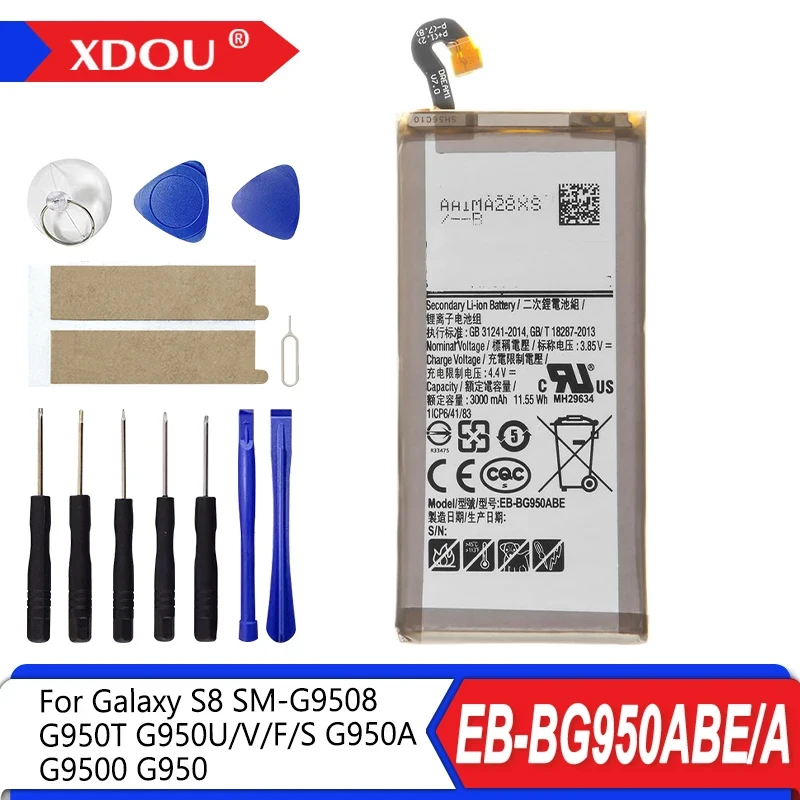 Brand New EB-BG950ABE EB-BG950ABA 3000mAh Battery For Samsung Galaxy S8 SM-G9508 G950T G950U/V/F/S G950A G9500 G950