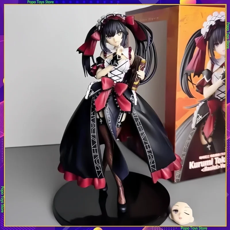 

Nwe Date A Live Kurumi Tokisaki Nibelcole аниме-фигурка-готическая Лолита дух коллекционная статуя настольный дисплей подарки на день рождения