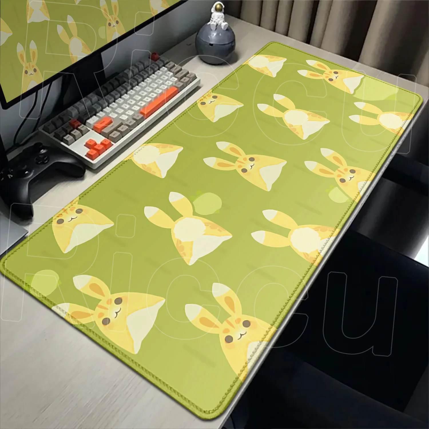 Game Genshin Impact Liyue Character Pattern Mousepad Gaming Non-slip Rubber Mouse Pad XXL Anime Ganyu Keqing Zhongli Desk Mat HD