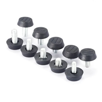 10 sztuk/partia M6 M8 gwint domu śruba na meble niwelator regulowany poziomowanie Glide nogi regulator stóp niwelatory Pad dla tabeli biurko