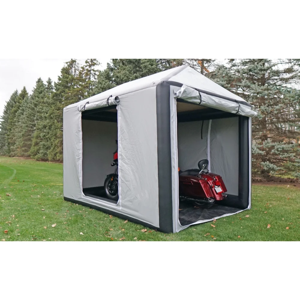 

Outdoor Motorcycle Inflatable Cover UV and Waterproof Protection for All Types of Motorcycles