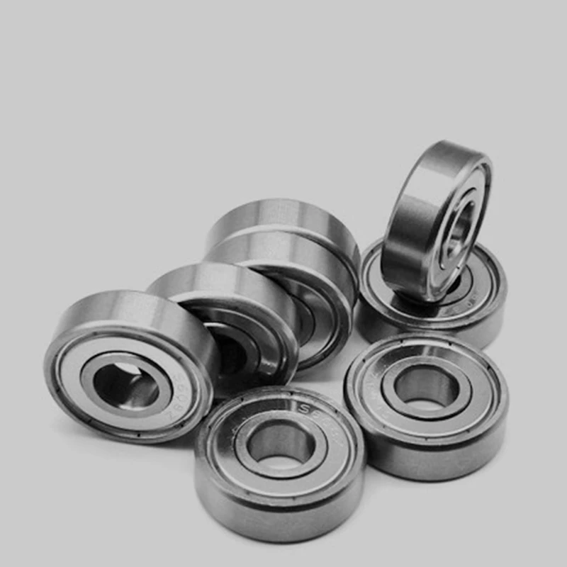 10Pcs 8X22x7mm S608ZZ Stainless Steel Mute Deep Groove Ball Bearing Waterproof Wear Resistant Toy Skateboard Bearings