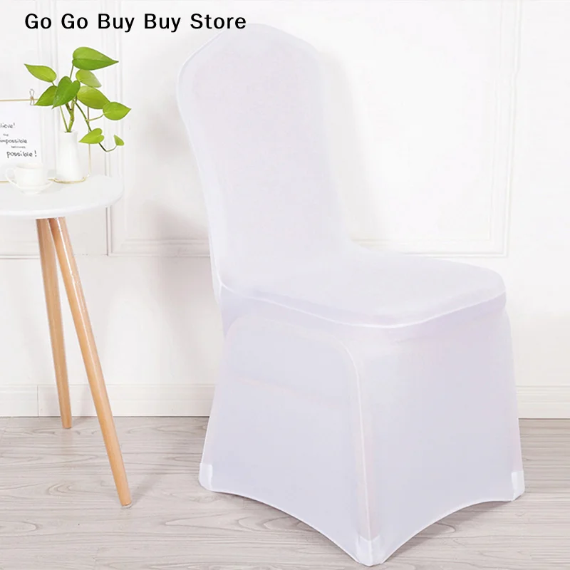 【S】1Pcs Thickened High Elasticity Chair Cover, Wedding Banquet Hotel Restaurant Meeting Outdoor Home Decoration Chair Cover