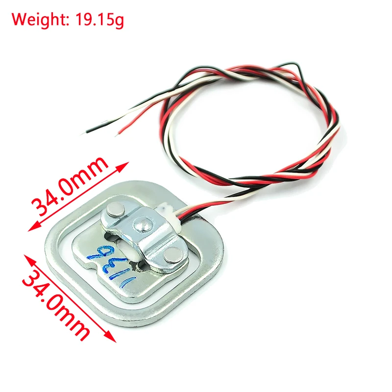 50kg Body Load Cell Weighing Sensor Resistance Strain Half-bridge Total Weight Scales Sensors Pressure Measurement for arduino