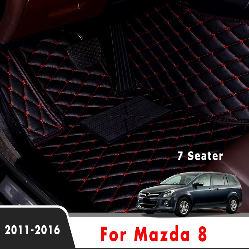 

Custom Car Floor Mats For Mazda 8 2016 2015 2014 2013 2012 2011(7 Seater) Carpets Auto Styling Interior Rugs Accessories Footpad