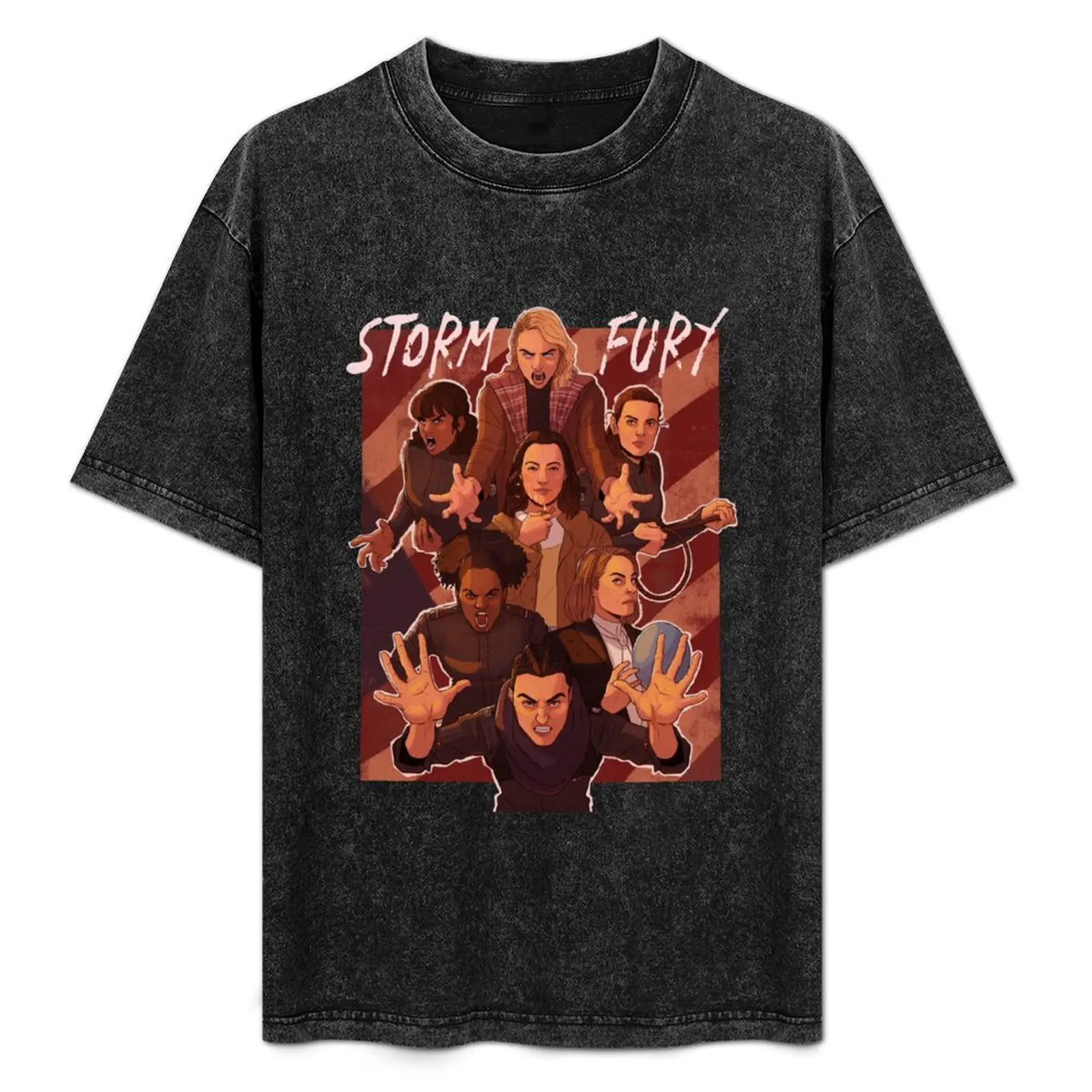 

Storm and Fury T-Shirt korean fashion cotton man t-shirts oversized t shirt croswit shirt man mens designer t shirt