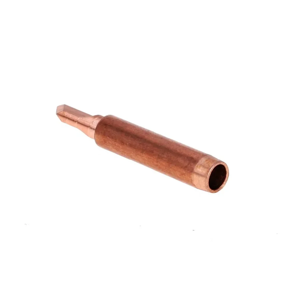 5pcs/set 900M-T Copper Soldering Iron Tip Lead-free Solder Tips Welding Head IS/I/3.2D/2C/K For Lower Temperature Soldering