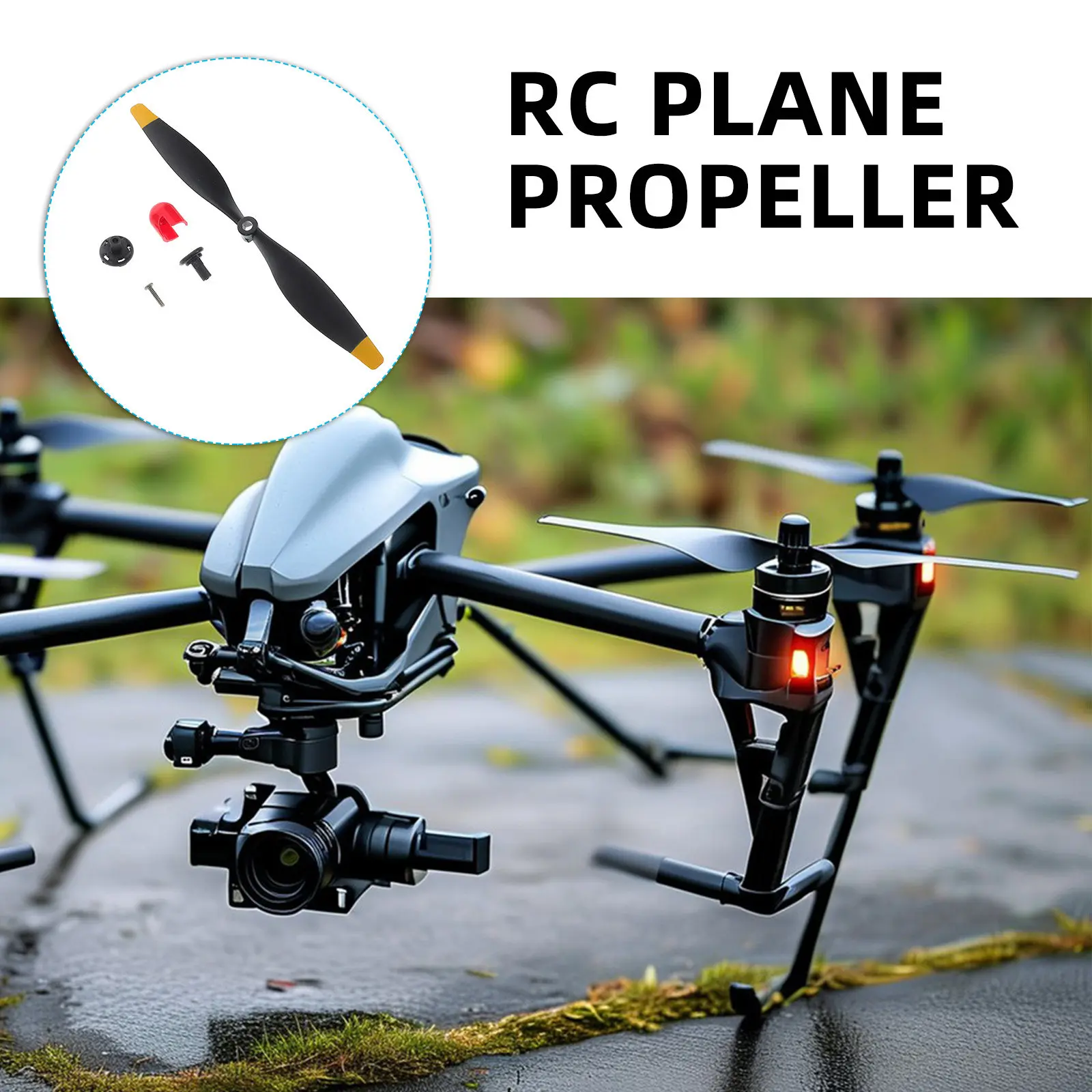 

Комплект из 1 спирального пропеллера, улучшенная запасная часть для радиоуправляемых самолетов и вертолетов, простая установка