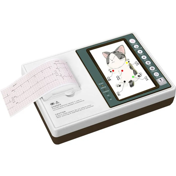 YSECG300V New model digital pet electrocardiograph 3 channels veterinary  machine