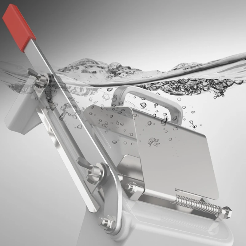 

Manual Freeze Meat Slicer, Stainless Steel Meat Cutter Beef Mutton Roll Meat Food Slicer Slicing Machine For Home