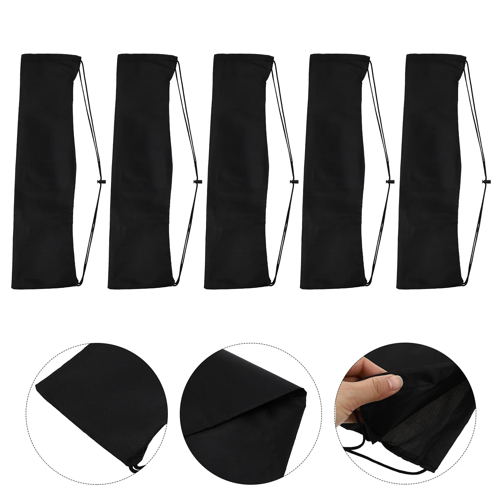 

5Pcs Tripod Container Easy Open Close Comfortable Shoulder Straps Portable Tripod Carrying Case Heavy Duty Nylon Bag