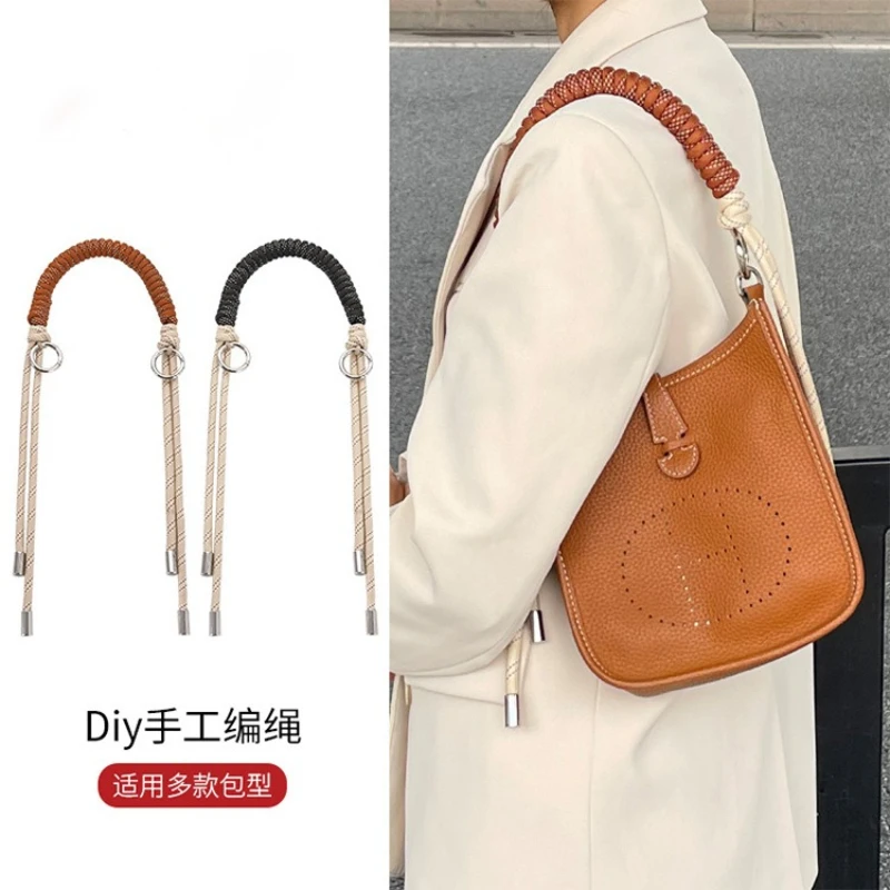 

1Pc Bag Strap For DIY Handmade Woven Rope Tote Bag Strap Mini Bags Woven Strap Bag Transformation Bags Accessories