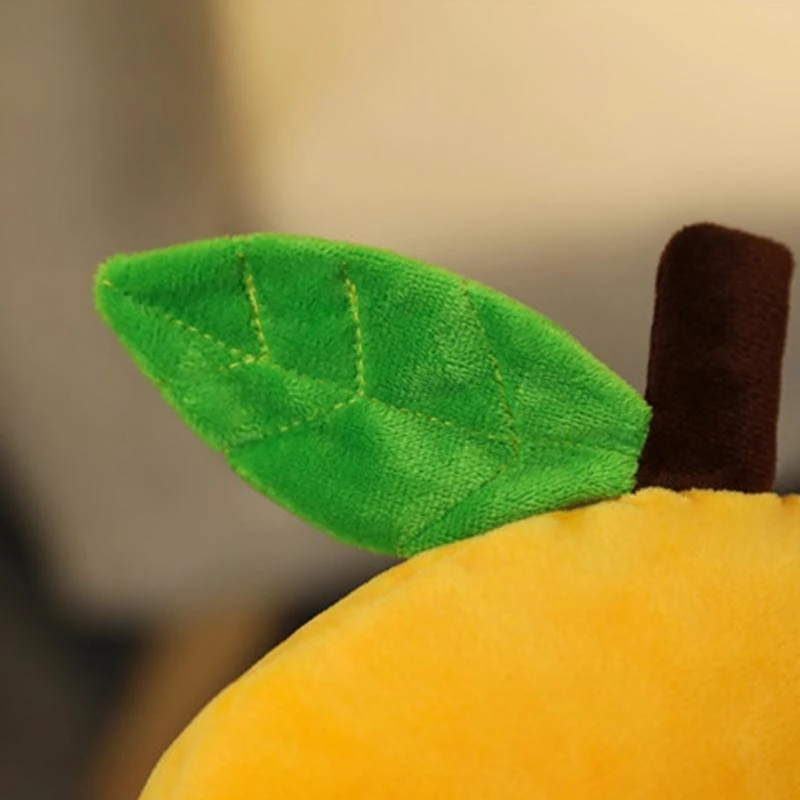 50LE Creative Lovely Mangoes Plush Hat Funny Fruit Stuffed Headgear Warm Earflap Cap Performance Cosplay Party Photo
