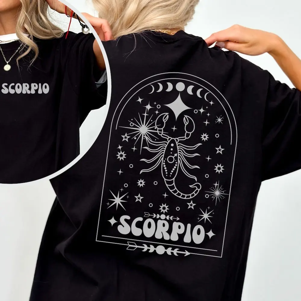 Zodiac Horoscope Comfort Colors T Shirt Scorpio Sign October November Birthday Shirst For Astrology S