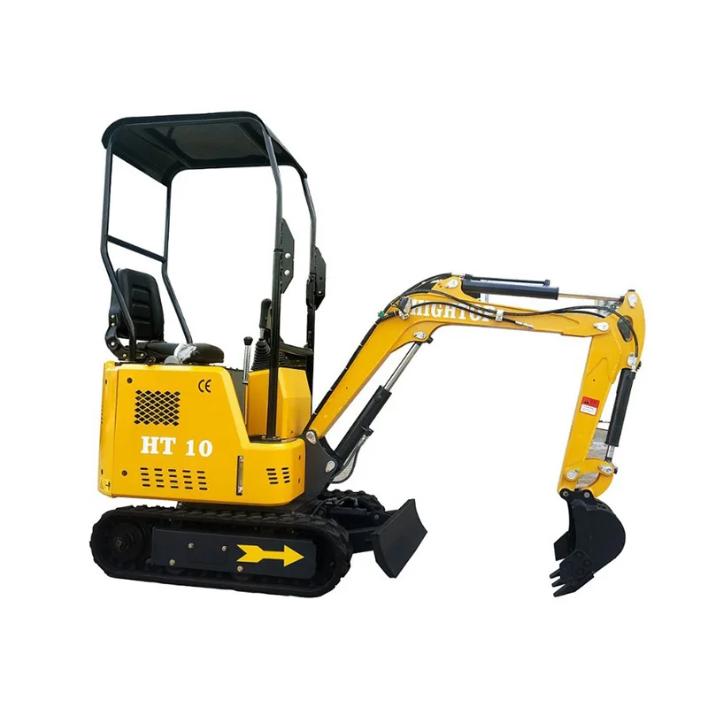 YUGONG 1ton excavator hydraulic mini digger for construction fish pond digging with optional attachment