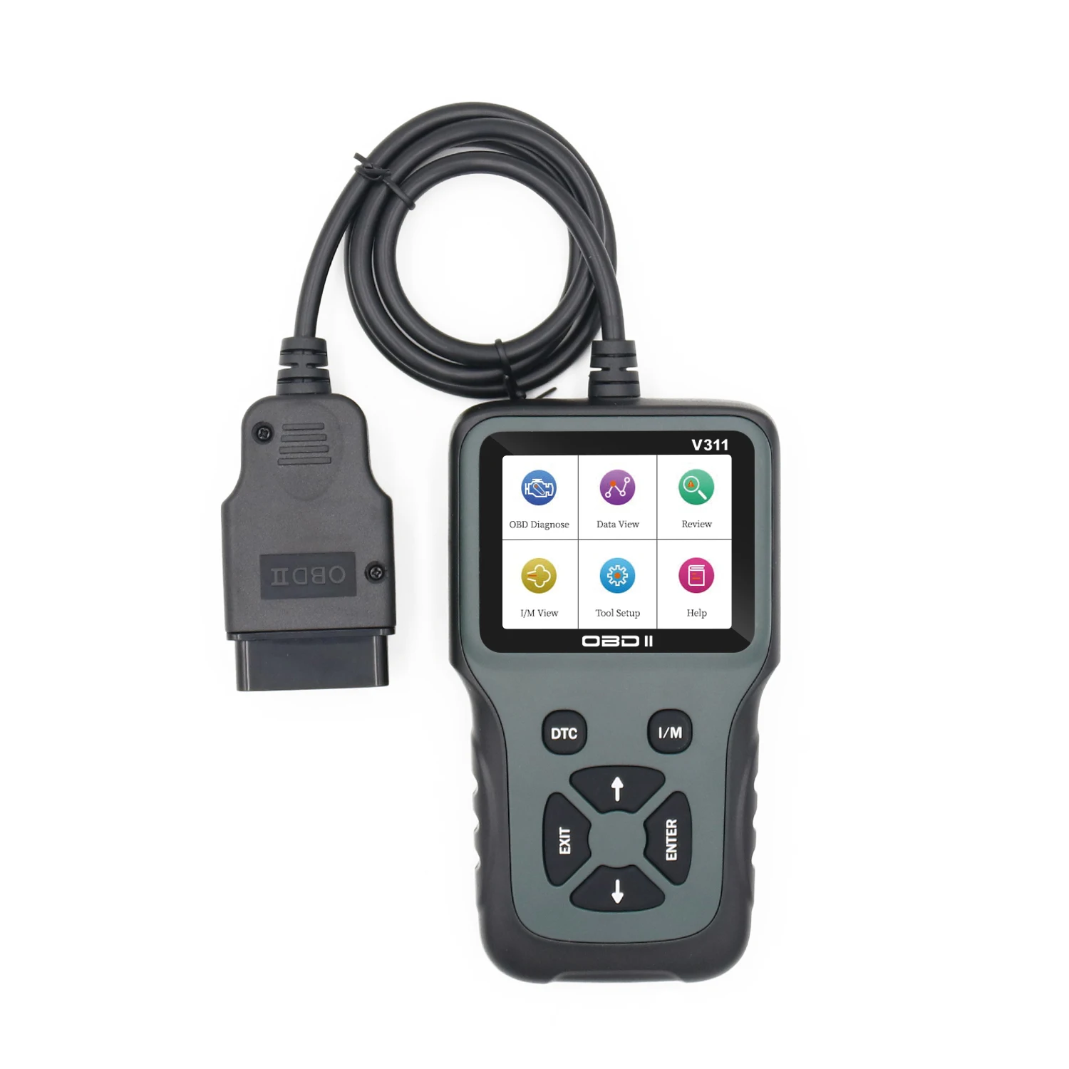I/M ACARDIAG V311 OBDII/EOBD автомобильный сканер считыватель кодов неисправностей двигателя OBD2 автоматический диагностический инструмент