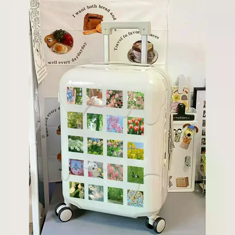 สติกเกอร์กันน้ำลายกราฟฟิตี้ 63 ชิ้น/ชุด ลายทิวทัศน์ฤดูใบไม้ร่วงสีทอง สำหรับตกแต่งหมวกกันน็อค จักรยาน สมุดบันทึก กล่องดินสอ