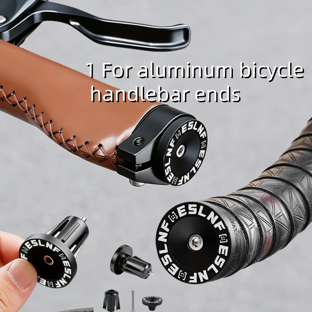 

1 pair/2 pairs of aluminum bicycle handlebar ends, black road bike handlebar end plugs, mountain bike handlebar ends with expans