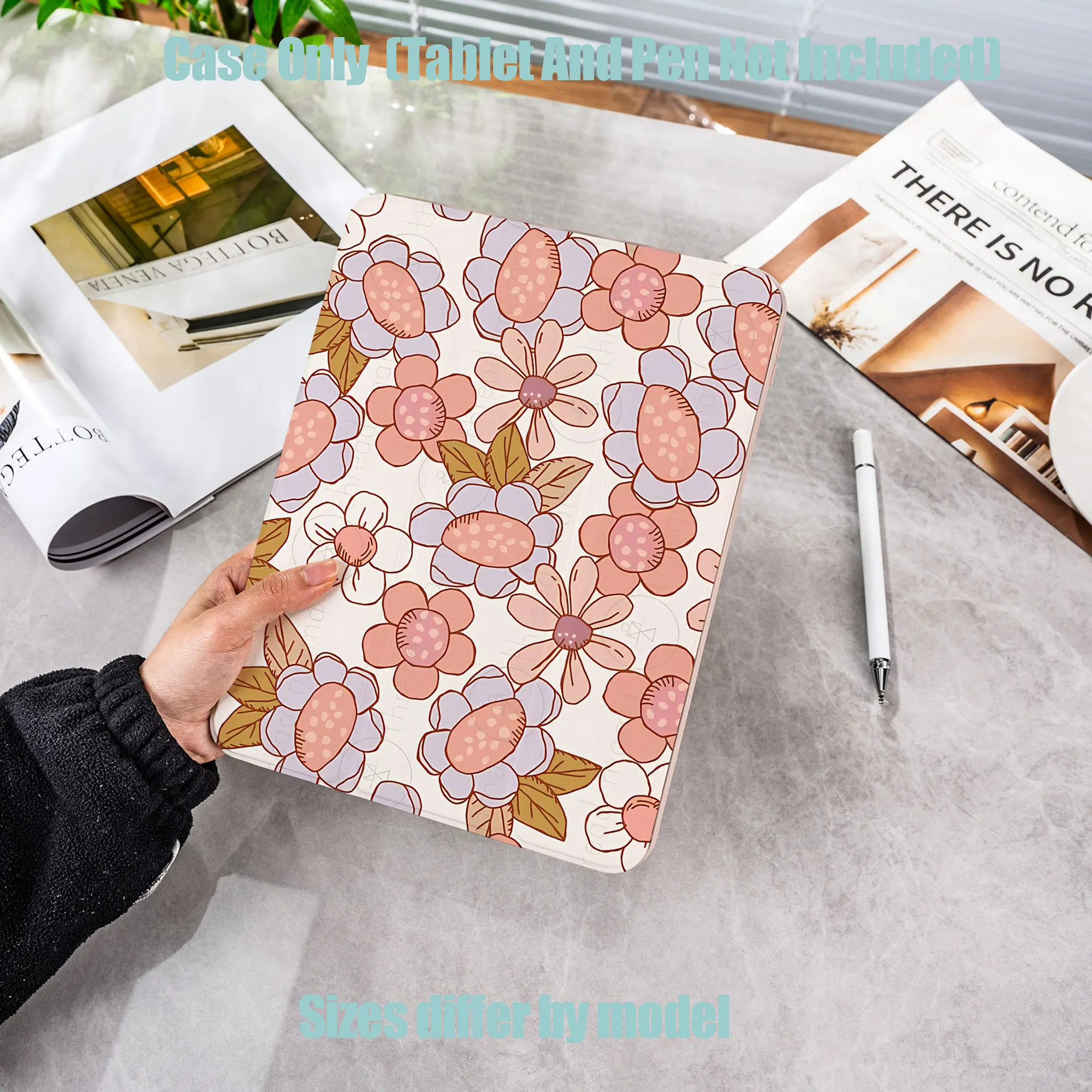 Shockproof TPU Tablet Protective Case with Pencil Holder Auto Sleep Wake for Apple /Samsung/Xiaomi/Redmi/Huawei/Honor