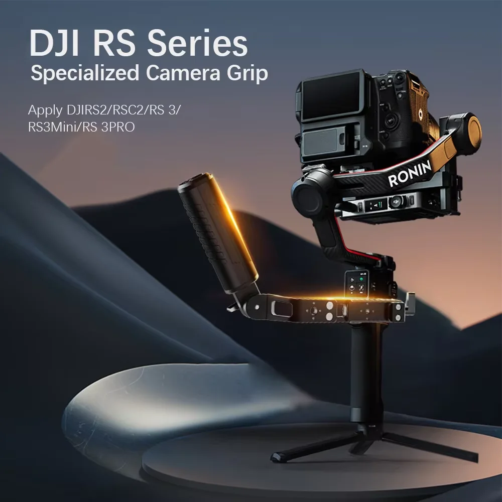 Impugnatura regolabile con giunto cardanico compatibile con DJI RS4/RS4 PRO/RS3 Mini/RS3 /RS3 Pro/RS2 Gimbals L Staffa Accessori