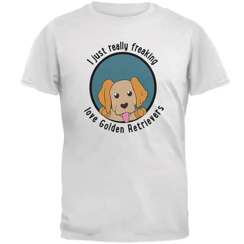 I Just Love Golden Retrievers Dog Mens Soft T Shirt
