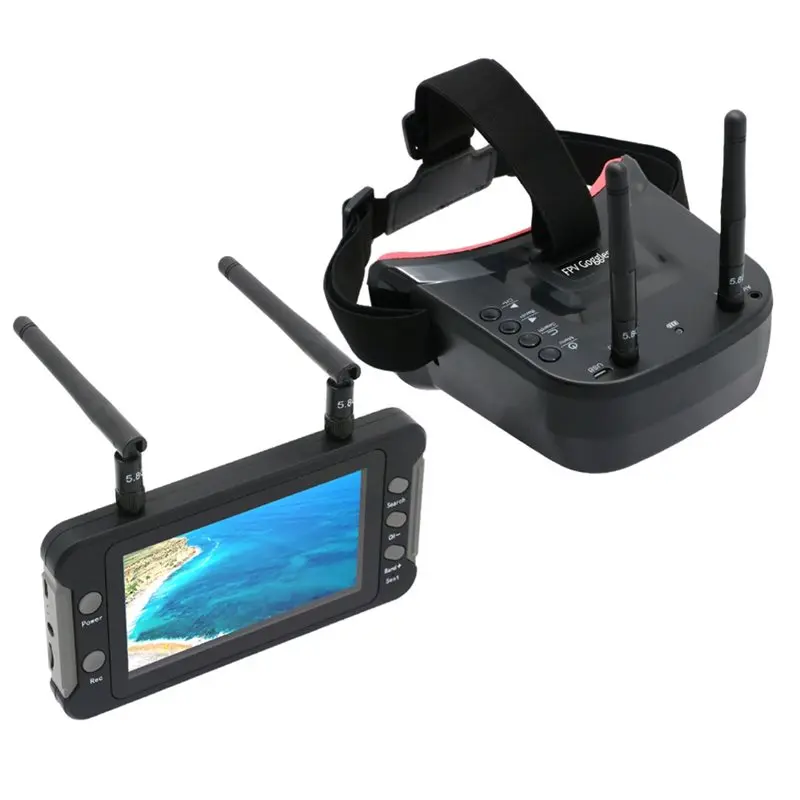 Hot-1Pc VR009 5.8G Model Airplane Fixed Wing Crossing FPV Eye Mask