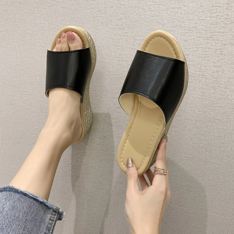 Fashion 2024 New Summer Women's Sandals Peep-Toe Shoes Woman High-Heeled Platfroms Casual Wedges For Women High Heels Shoes