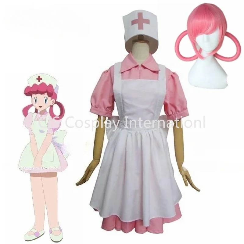 costume-de-cosplay-d'infirmiere-d'anime-joy-robe-pnik-taille-personnalisee