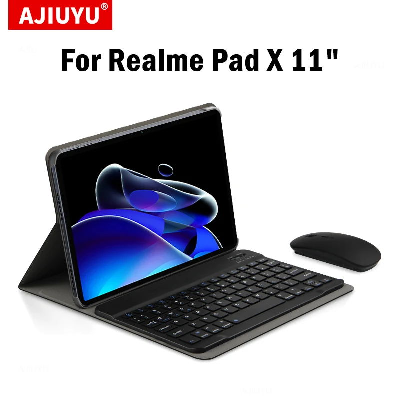 

Case For OPPO Realme Pad X 11" 2022 Bluetooth Keyboard Case For RealmePad X 11 Inch Tablet Stand Protective Cover Cases