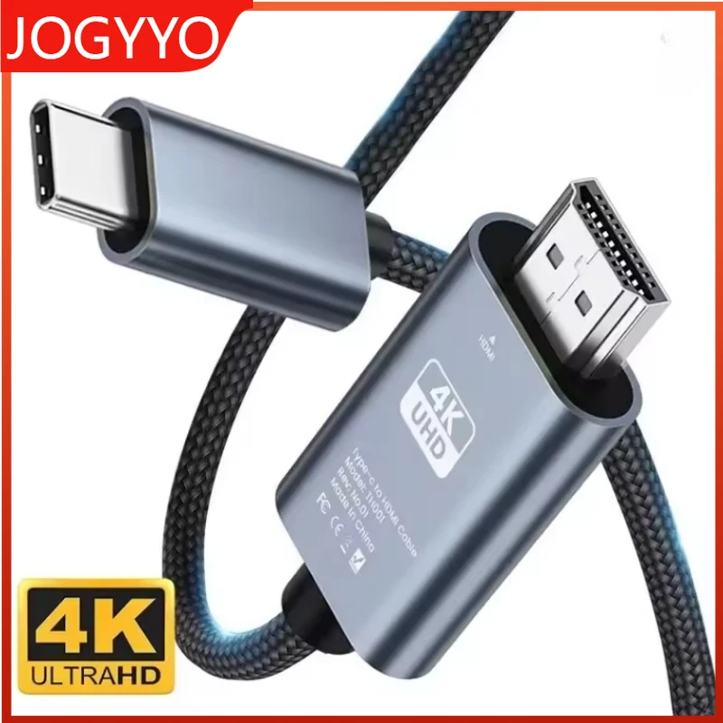 30Hz HD 4K Type C to HDMI-compatible  Adapter USB 3.1 HUB HDTV Converter Cable for iPhone 15 for PC MacBook iPad Samsung Laptop