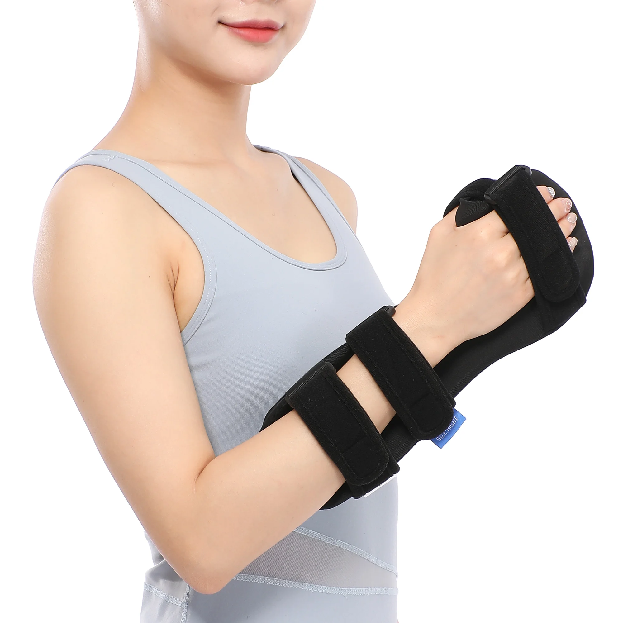 Soft Functional Hand Splint by Restorative Medical Stroke Hand Brace for Flexion Contractures Restoring Hand Fixation