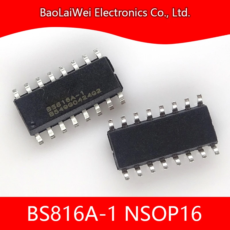 

500pcs BS816A-1 16NSOP ic chip Electronic Components Integrated Circuits Active Components Touch Key BS816A-1