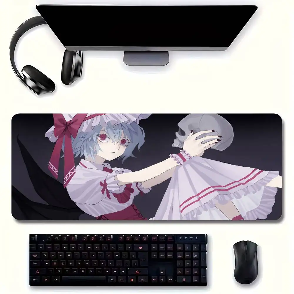 Remilia Scarlet T-TouHou P-Project Mousepad Non-slip Suitable For Office Computers Laptops E-sports Game Desk Mats XXL Keyboard