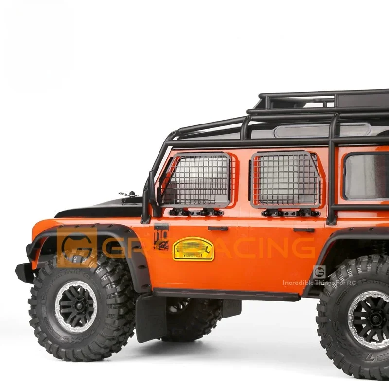 4pcs Metal Foldable Car Window Protective Net Trx4 Window Guard Net Guardrai For 1/10 Rc Crawler Car Defender Trax Trx-4